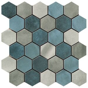 Mozaika Cir Materia Prima mix blue hexagon 27x27 cm lesk 10699191