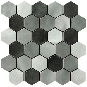 Mozaika Cir Materia Prima mix grey hexagon 27x27 cm lesk 10699211