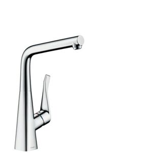 Dřezová baterie Hansgrohe Metris s otočným ramínkem chrom 14782000