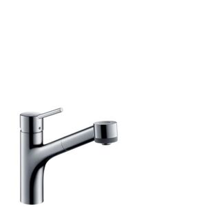 Dřezová baterie Hansgrohe Talis s vytahovací sprškou, 2 proudy chrom 32845000