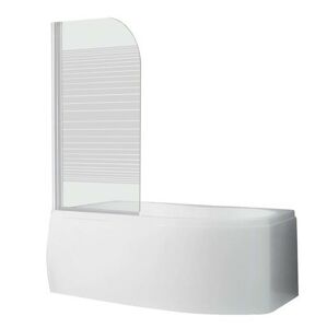 Roth Screen vanová zástěna 130x75 cm bílá 4 000 222