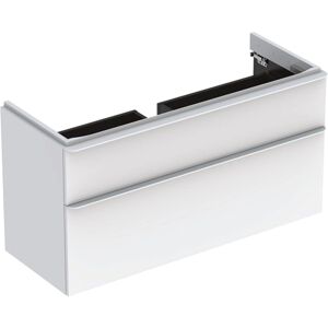 Koupelnová skříňka pod umyvadlo Geberit Smyle Square 118,4x62x47 cm bílá 500.355.00.1