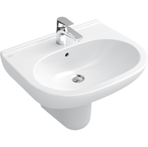 Umyvadlo Villeroy & Boch O.Novo 60x49 cm otvor pro baterii uprostřed 51606001