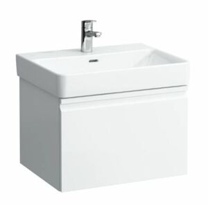 Koupelnová skříňka pod umyvadlo Laufen Pro S 57x45x39 cm bílá lesk H4833710964751