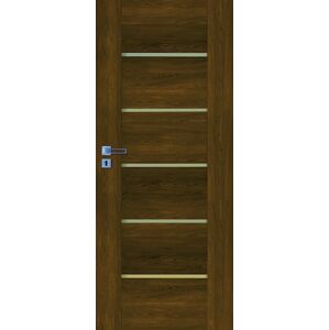 Interiérové dveře Naturel Aura pravé 70 cm ořech karamelový AURAOK70P
