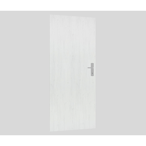 Bezpečnostní vchodové RC2 dveře Naturel Technické pravé 80 cm borovice bílá B2BB80P