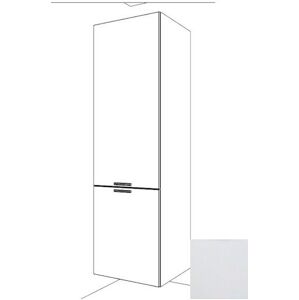 Kuchyňská skříňka pro lednici vysoká Naturel Gia 60 cm bílá mat BF60214BM