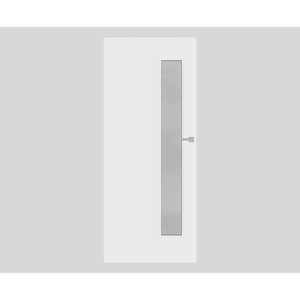 Interiérové dveře Naturel DECA pravé 80 cm bílá mat DECA10BM80P