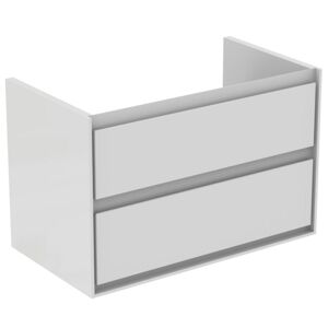 Koupelnová skříňka pod umyvadlo Ideal Standard Connect Air 80x44x51,7 cm bílá lesk/bílá mat E0819B2