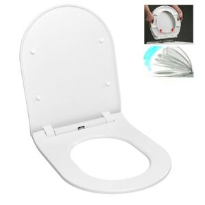 WC prkénko Glacera duroplast bílá EASYSLIM44