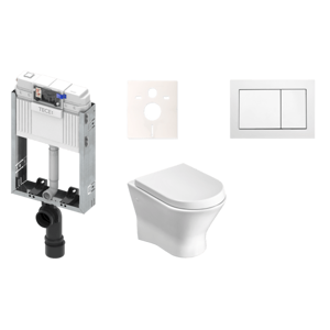 Cenově zvýhodněný závěsný WC set TECE k zazdění + WC Roca Nexo KMPLNEXOT