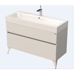Koupelnová skříňka pod umyvadlo Naturel Luxe 120x56x46 cm bílá mat LUXE120BMBU