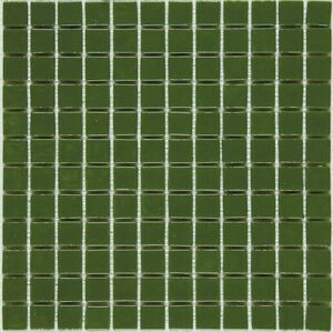 Skleněná mozaika Mosavit Monocolores Verde 30x30 cm lesk MC301