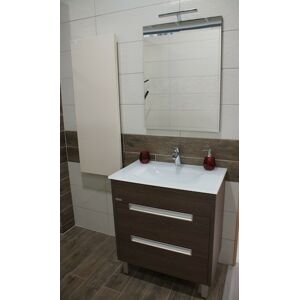 Koupelnová skříňka s umyvadlem Naturel Modena 75x46 cm dub šedý MODENAS75Z