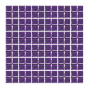 Skleněná mozaika Premium Mosaic fialová 30x30 cm lesk MOS25VI