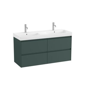 Koupelnová skříňka s umyvadlem Roca ONA 120x64,5x46 cm zelená mat ONA1202ZZM