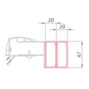 Roth Proxima nastavovací profil P5092