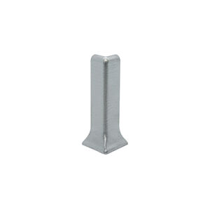 Roh k soklu Progress Profile vnější hliník kartáčovaný lesklý stříbrná, výška 60 mm, REZCTBS605