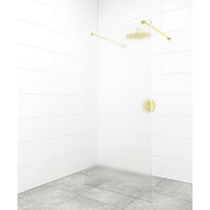 Sprchová zástěna Walk-in 100 cm SAT v barvě profilu zlatá SATBWI100MSZAVZ