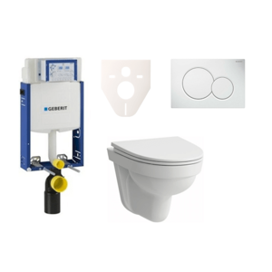 Cenově zvýhodněný závěsný WC set Geberit k zazdění + WC Laufen Laufen Pro Nordic SIKOGE2H1