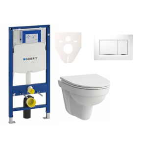 Cenově zvýhodněný závěsný WC set Geberit do lehkých stěn / předstěnová montáž+ WC Laufen Laufen Pro Nordic SIKOGES3H5