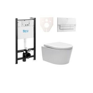 Cenově zvýhodněný závěsný WC set Roca k zazdění + WC SAT Brevis SIKORW4