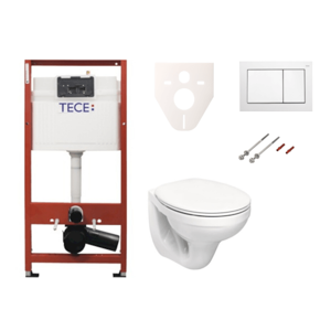 Závěsný set WC Kolo Idol + modul TECE s tlačítkem TECEbase (bílá) SIKOTSK0