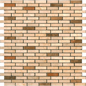 Kamenná mozaika Premium Mosaic Stone béžová 29x30 cm mat STMOS1040CRW