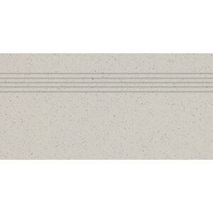 Schodovka Rako Taurus Granit světle šedá 30x60 cm mat TCPSE078.1