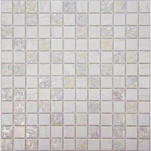 Skleněná mozaika Mosavit Trendy blanco 30x30 cm mat / lesk TRENDYBL