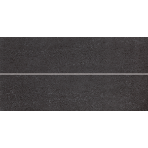 Dekor Rako Unistone černá prořez 20x40 cm mat WIFMB613.1