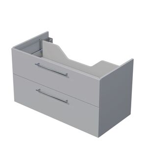 Koupelnová skříňka pod desku se 2 zásuvkami Naturel Ratio 100x56x50 cm šedá mat ZB1002Z56.A5866