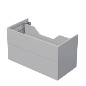 Koupelnová skříňka pod desku se 2 zásuvkami Naturel Ratio 100x56x50 cm šedá lesk ZB1002Z56PU.A2736