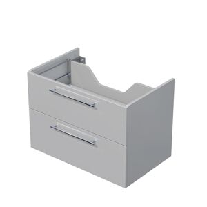 Koupelnová skříňka pod desku se 2 zásuvkami Naturel Ratio 80x56x50 cm šedá lesk ZB802Z56.A2736