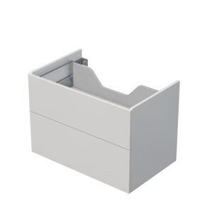 Koupelnová skříňka pod desku se 2 zásuvkami Naturel Ratio 80x56x50 cm bílá lesk ZB802Z56PU.A0016