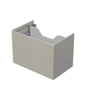 Koupelnová skříňka pod desku se 2 zásuvkami Naturel Ratio 80x56x50 cm kašmír lesk ZB802Z56PU.A3026