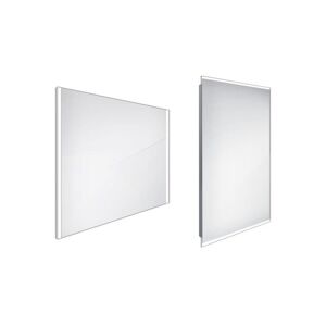 Zrcadlo bez vypínače Nimco 70x80 cm hliník ZP 11003