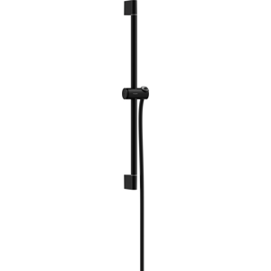 Sprchová tyč Hansgrohe Unica na stěnu s držákem sprchy a sprchovou hadicí matná černá 24400670