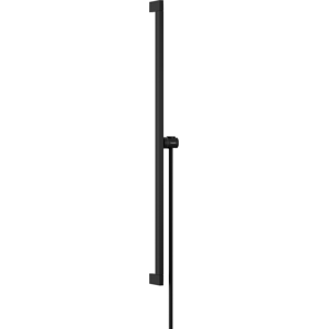 Sprchová tyč Hansgrohe Unica na stěnu s držákem sprchy a sprchovou hadicí matná černá 24403670