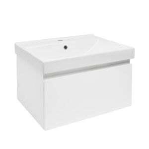Koupelnová skříňka s umyvadlem SAT B-Way 59x30x45 cm bílá lesk BWAY60WU1