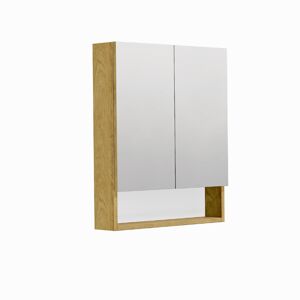 Zrcadlová skříňka SAT Cubeway 14x72 cm lamino dub hickory GALCU60DH