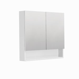 Zrcadlová skříňka SAT Cubeway 14x72 cm lamino bílá lesk GALCU80BL