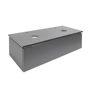 Koupelnová skříňka s žulovou krycí deskou SAT Feel 120x30x46 cm antracit mat SATFEEL120ANTZ
