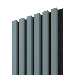 Obkladová lamela Fineza Spline Acoustic Smoke Blue 24,5x265 cm mat SPLINEACSB6