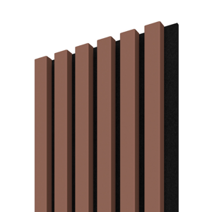 Obkladová lamela Fineza Spline Acoustic Terracote 24,5x265 cm mat SPLINEACTE6