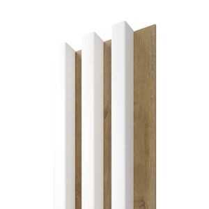 Obkladová lamela Fineza Spline Slim white 15,4x265 cm mat SPLINEWO3S